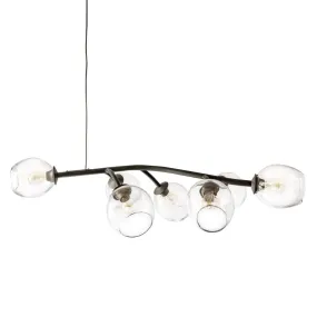 Simon Pearce Vine Chandelier - Dark Smoke