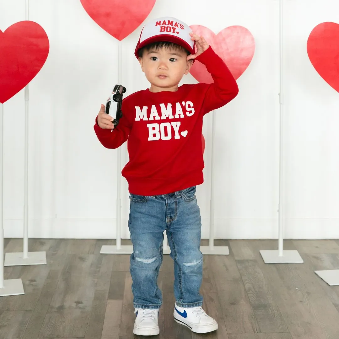 Sweet Wink Mam's Boy Red Sweatshirt