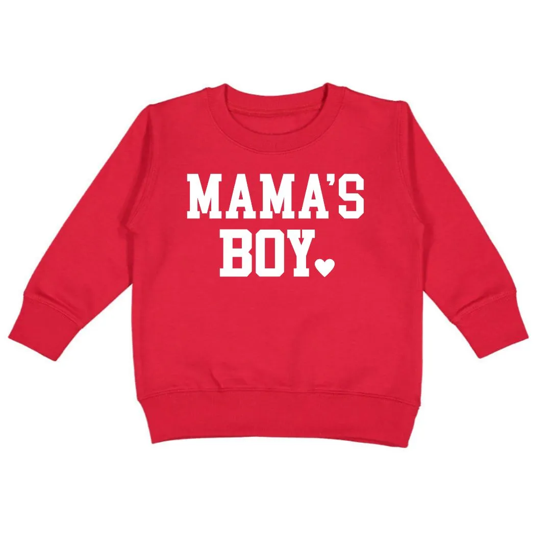 Sweet Wink Mam's Boy Red Sweatshirt