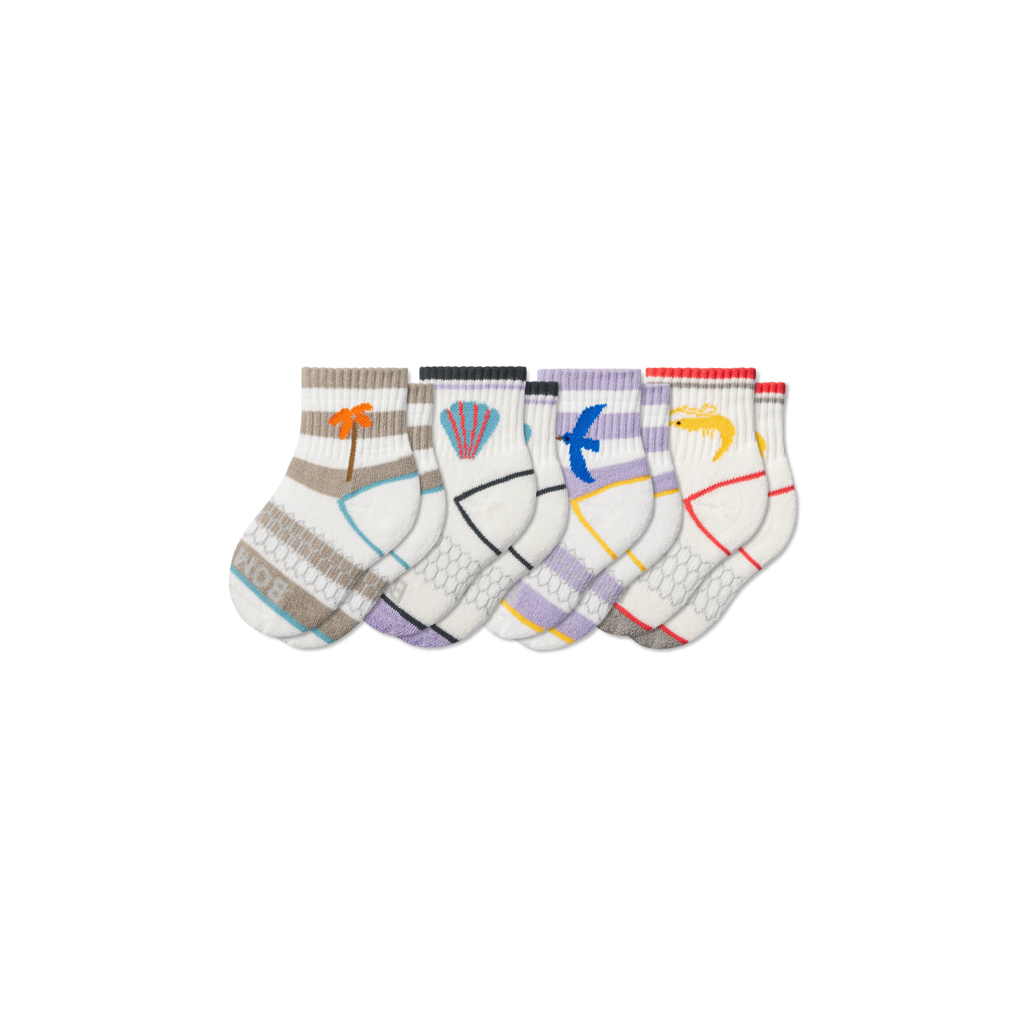 Toddler Seaside Calf Sock 4-Pack