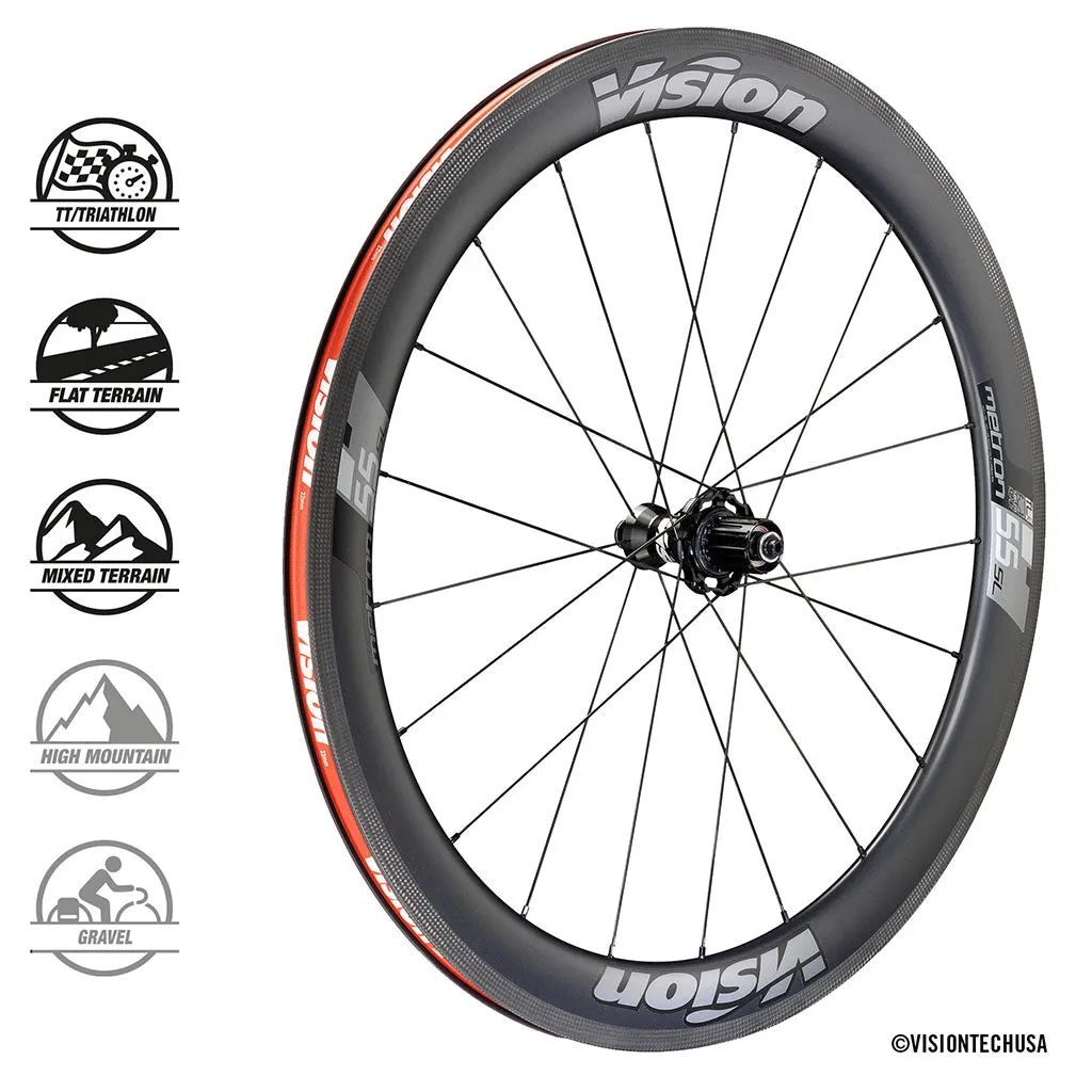 Vision Metron Carbon Wheelset 55mm - Rim Brake