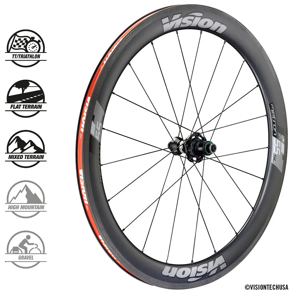 Vision Metron Carbon Wheelset 55mm - Rim Brake