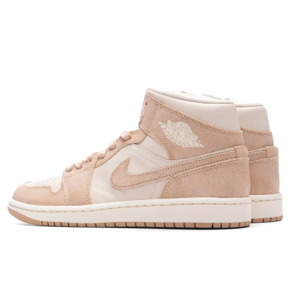 Women's Air Jordan 1 Mid SE - Legend Light Brown/Legend Medium Brown