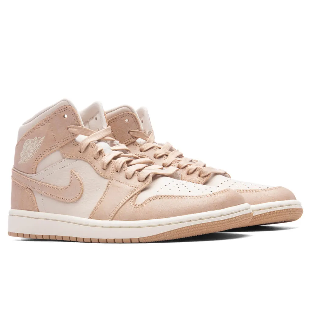 Women's Air Jordan 1 Mid SE - Legend Light Brown/Legend Medium Brown