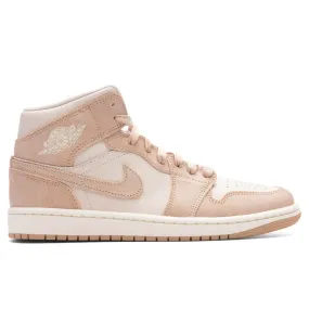 Women's Air Jordan 1 Mid SE - Legend Light Brown/Legend Medium Brown