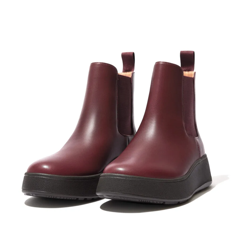 รองเท้าบูท ผู้หญิง รุ่น F-MODE LEATHER FLATFORM CHELSEA BOOTS